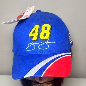 Winner Circles NASCAR New Jimmy Johnson Blue Racing Cap with Number 48